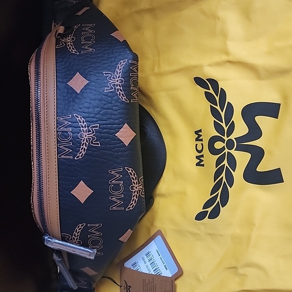 *NWT MCM Fursten Monogram Mix Belt Bag